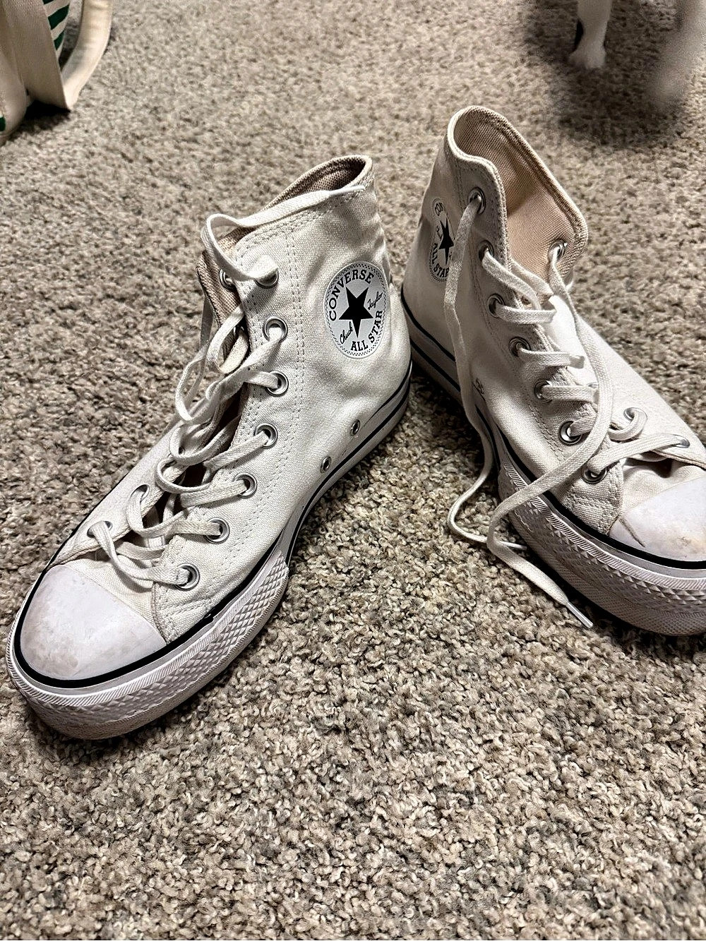 Converse Chuck Taylor All Star Lift Platform High Top Sneakers in White